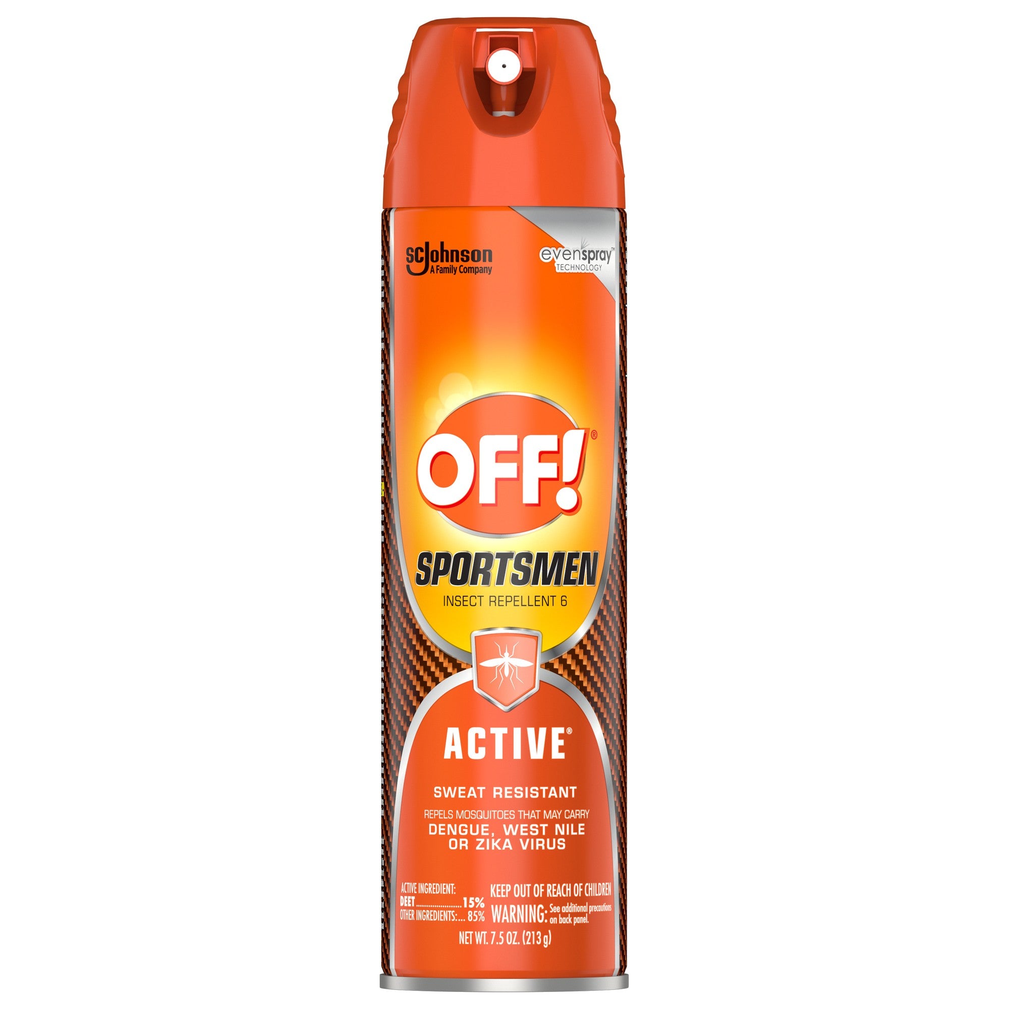 OFF! Sportsmen Active Insect Repellent VI Mosquito Bug Spray 7.5 Fl Oz - Bellso